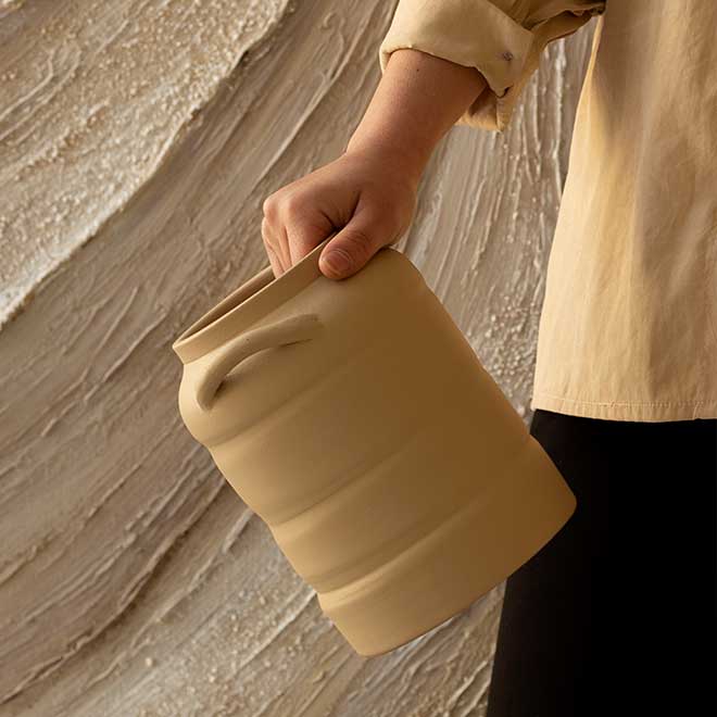 گلدان شیاردار