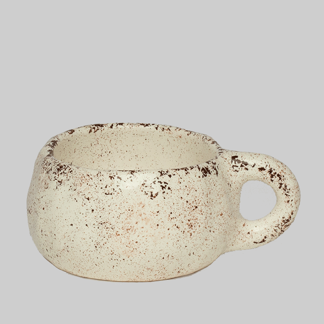 فنجان گرد سرامیکی آنتیک